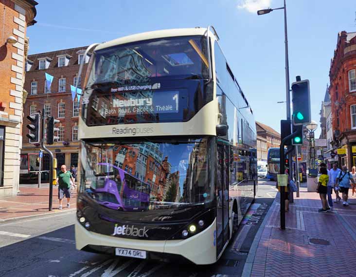 Reading Buses Alexander Dennis Enviro400CITY 256 Jetblack